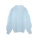 Women's sweater from the Italian yarn CONTE Elegant, Size S, Ice Blue Color