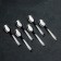 Spoon of coffee "celebration", thickness 2 mm, silver color
