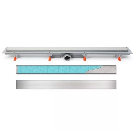 Gag VeConi Klasik V450K, D = 40 mm, lateral release, 515x125 mm, linear, chrome-1