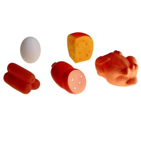 Set of rubber toys "Products"