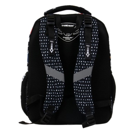School backpack Erich Krause ergoline 15l, 39 x 28 x 14 cm, ergonomic back, Funny Kittens 56779-4