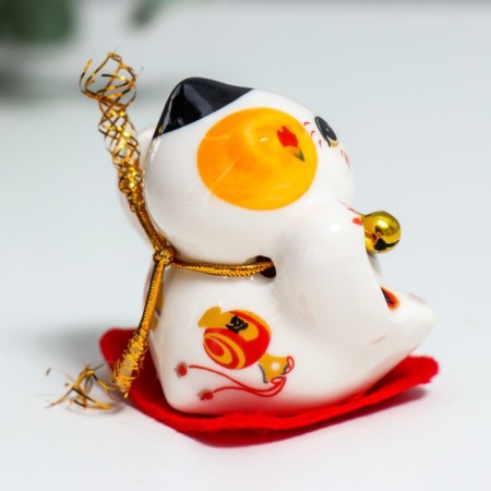 Souvenir Ceramics "Mani -Neko - pleasure" 4.5x3.8x4.6 cm set of 5 pcs-5