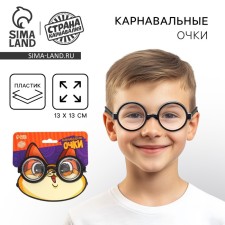 Карнавальный аксессуар- очки «Умник»