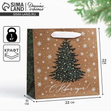 Craft square “New Year's beauty”, 22 x 22 x 11 cm, New Year