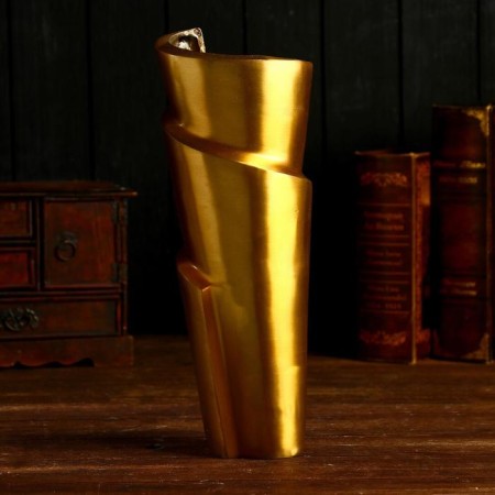 Vase "Martin" aluminum 15x15x37 cm-1