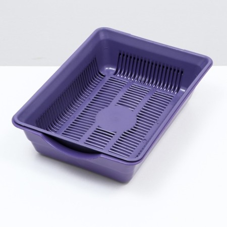 Deep toilet with a mesh of 36 x 25 x 9 cm, purple-2