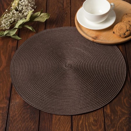 Serving shade "Classic", 38 × 38 cm, coffee color