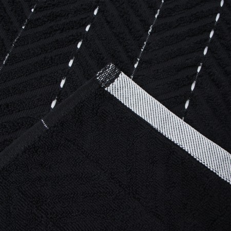 Froat Ethel Lines, col. Black, 50x70 cm, 100% cotton, 750 g/m2-3