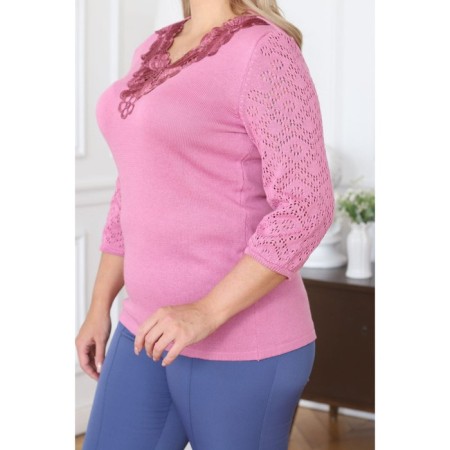 Female jumper, size 58, pink color-10