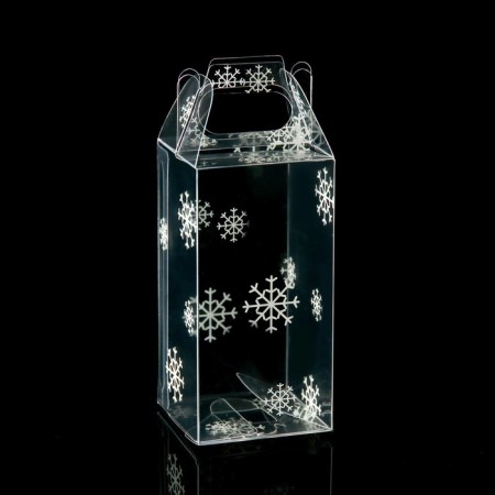 Folding box from PVC 4 x 4 x 8 cm "Festive mood"-3
