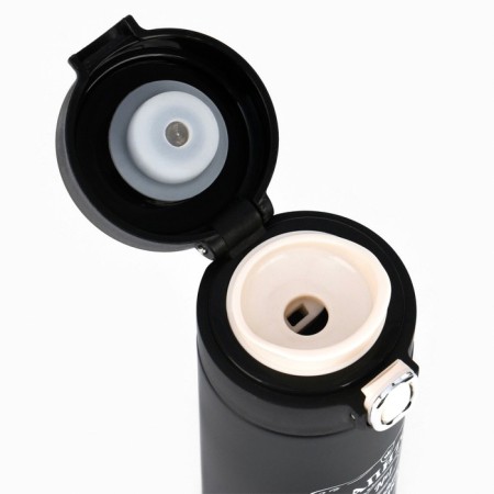 Thermal circle, 420 ml, Simple "Man drink", retains heat of 8 hours, thermometer-3