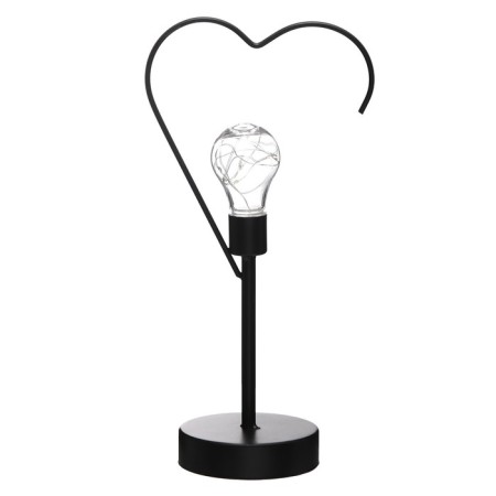 The desktop "Heart" LED from batteries 3haa black 11x16.5x36.4 cm Risalux-7