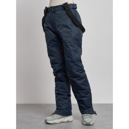 Semi-combinezone ski insulated female winter, size 46, dark blue color-7