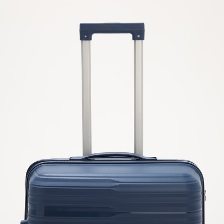 Middle suitcase 24 ", lightning department, code castle, 4 wheels, blue color-4