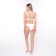 Separate female swimsuit, white color, size 42 (XS)