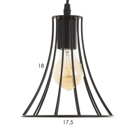 Lamp Bayerlux "Chilly" E27 40W Black 18x18x19-119cm-5