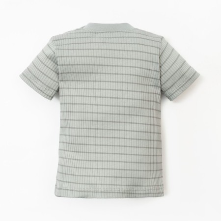 T-shirt T-shirt, I am Basic Line, height 86-92 cm, gray strip-4