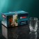 A set of glass glasses "Imperial", 6 pcs, 280 ml, Iran