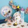Foil ball 18 "Happy Birthday! Kotiki", Circle, in packaging