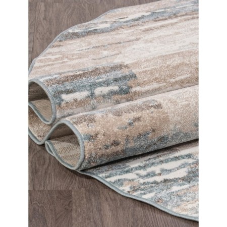 Oval Merinos Naturel carpet, size 100x200 cm, color Beige-Blue-3