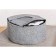 Bolster Round, 33x16 cm, gray color