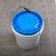A bucket with a sealed lid, 20 l, white color