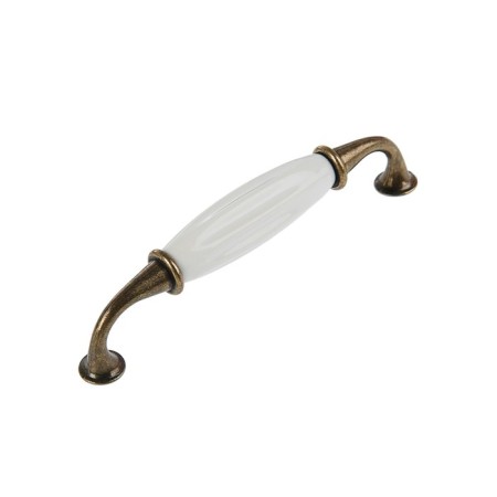 Stylish Ceramics 003 bracket handle, ceramic 128 mm, bronze color