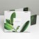 Gift folding box, packaging, “leaves”, 31.2 x 25.6 x 16.1 cm