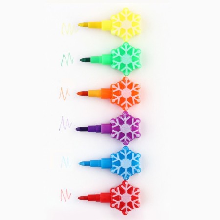 New Year's gift set, notebook coloring and multi-colored pencil "Grandfather Frost"-1