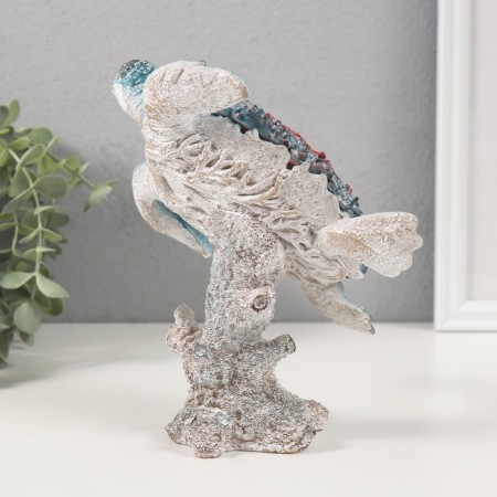 Souvenir Polystone "Coral Reef. Turtle on the stand" 17.5x11x19 cm-2