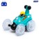 Radio-controlled “Trick” car, works on batteries, lighting effects, blue color, blue