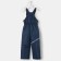 Semi-combinezone children, dark blue color, height 116-122 cm synthetic winterizer 200 grams