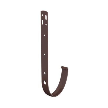 Groove bracket Metal techno -nicob PVC D125 brown-2
