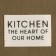 Path on the table Ethel Kitchen 40x150 cm, green color, 100% cotton, sarzha 220 g/m2