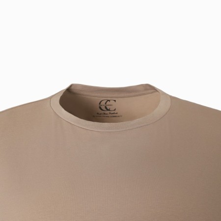 T-shirt female, brown color, size 44-46 (l)-7