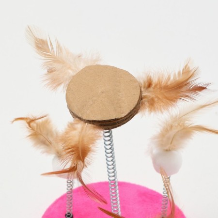 Teaser on the basis of "festive", 15 cm, brown/white/pink-1