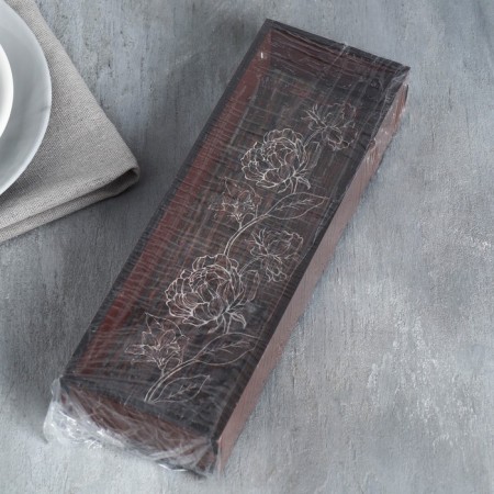 Control dining room stands "Flowers", 25 x 8 cm-5