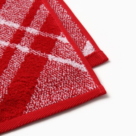 A Terry Etel "Cell", col. red, 70x130 cm, 100% cotton, 420 g/m2-7