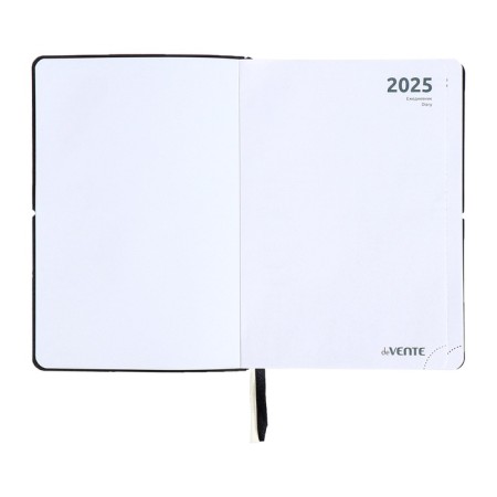 Dated diary 2024 A5 176 sheets, Devente.Saltos, soft cover of artificial leather, lies, cream block 70 g/m2, black-10
