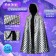 New Year! Carnival set "Silver snake": cloak length 80 cm, mask