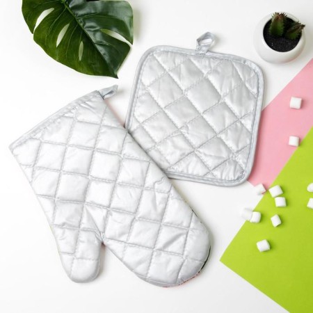 Enjoy shares kitchen set 16*16 cm, mitten 26*17 cm, 100% p/e-1
