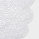 A set of lapeling lapels "Lydia", d = 38 cm, 4 pcs, white color