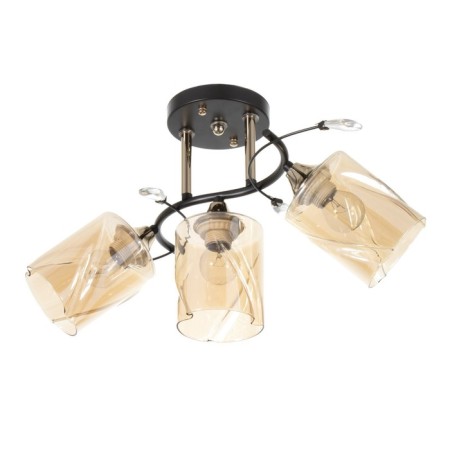 Bruni chandelier 3he27 40w Black 50x23x27cm Bayerlux