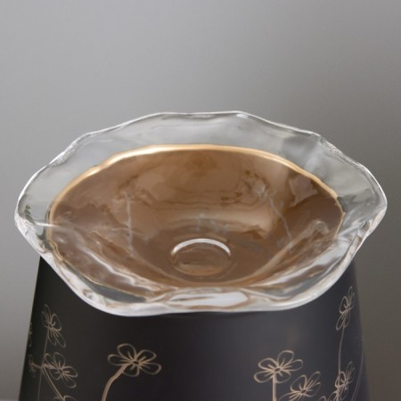 Aroma lace with backlight "Flower" E14 40W +RGB black 12.5x12.5x23 cm-5