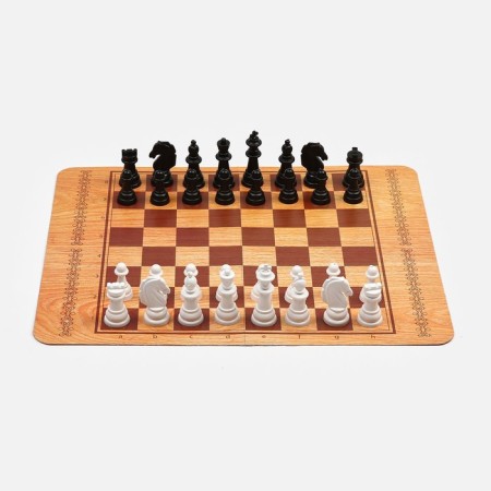 Board game 3 in 1: chess, classic checkers, stacks-1