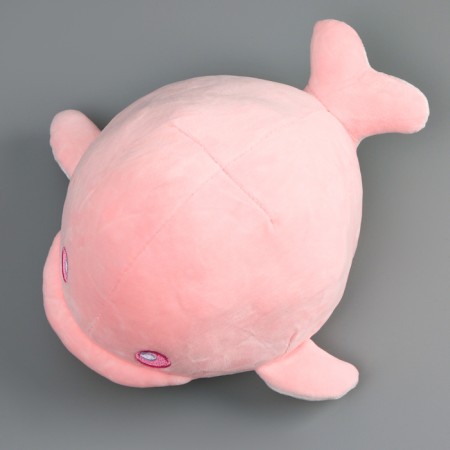Soft toy "dolphin", 19 cm, pink color-5