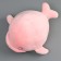 Soft toy "dolphin", 19 cm, pink color