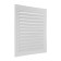 Ventilation grate Zein Lux RM2525C, 250 x 250 mm, with a grid, metal, gray