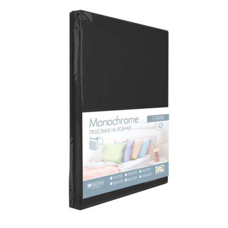 Sheet on the elastic band "Monochrome" size, 90x200x25 cm-3