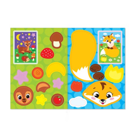 Application with A4 A4 Paints "Forest animals", 20 p.-3